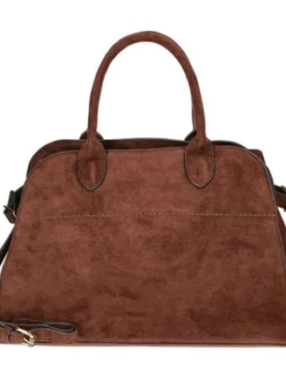 CHIC
Time and Tru Sage Satchel Soft Faux Suede Tote Bag
10.6" H x 9.4" W x 15.9" - Picture 4 of 6